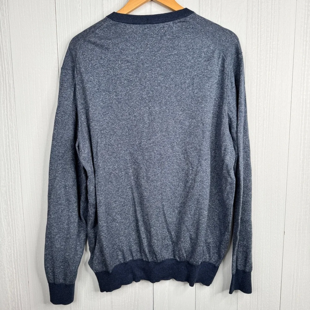 POLO Ralph Lauren Heathered Navy Crewneck Sweater